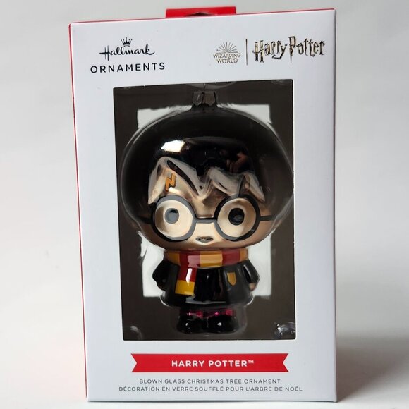 HARRY POTTER Hallmark Ornament BNIP Blown Glass Christmas Tree Ornament - Picture 1 of 6